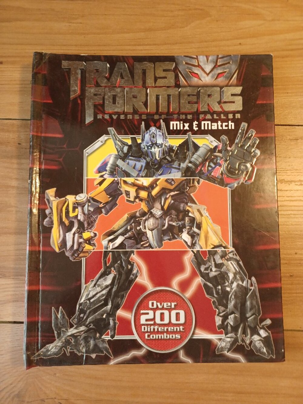 Transformers: Revenge Of The Fallen Mix & Match Book